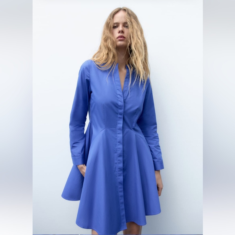 ZARA POPLIN DRESS